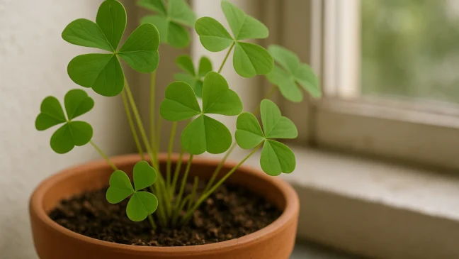 Oxalis veja como impedir que ela feche as folhas antes do horário