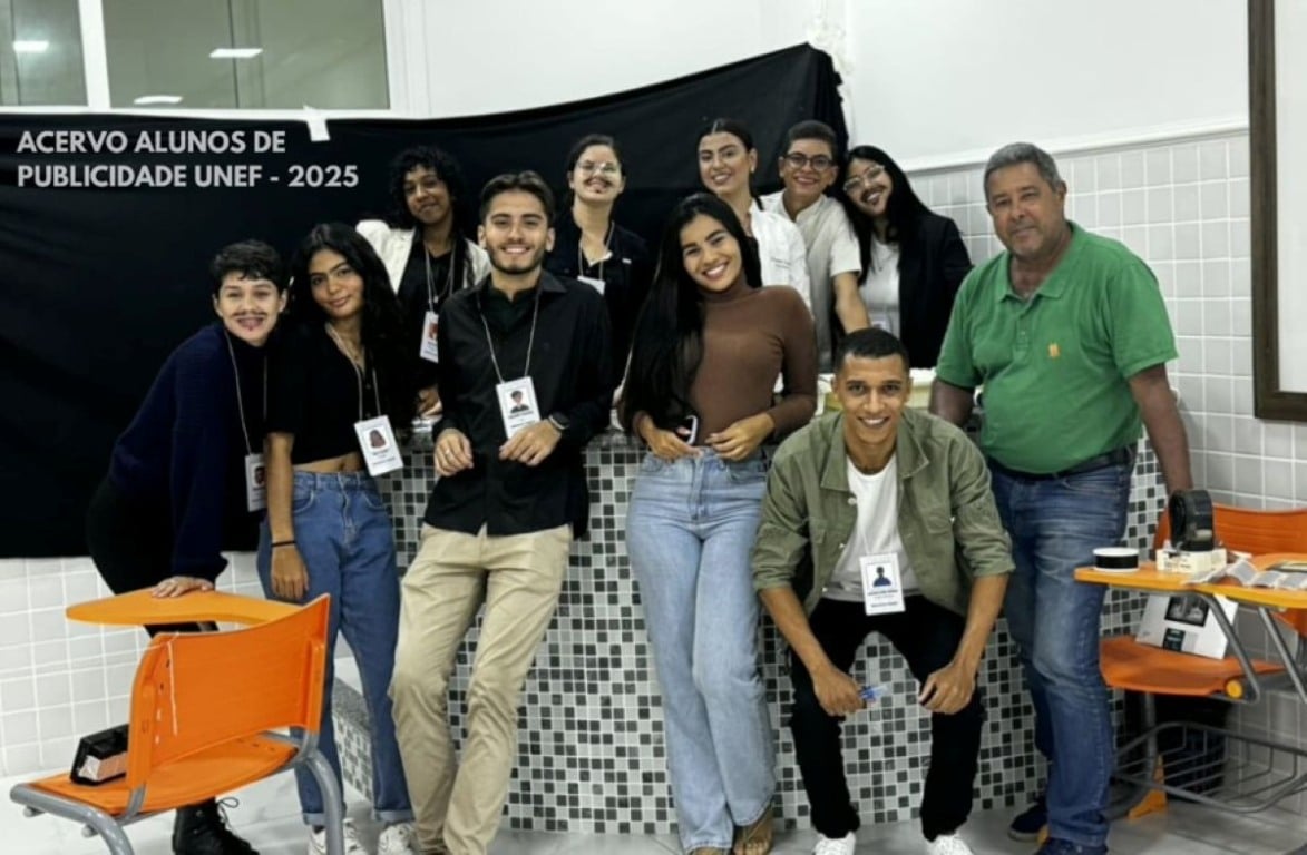 Primeiro trabalho da matéria de fotografia com alunos do curso de Publicidade e Propaganda do primeiro semestre na Unef, turma de 2025