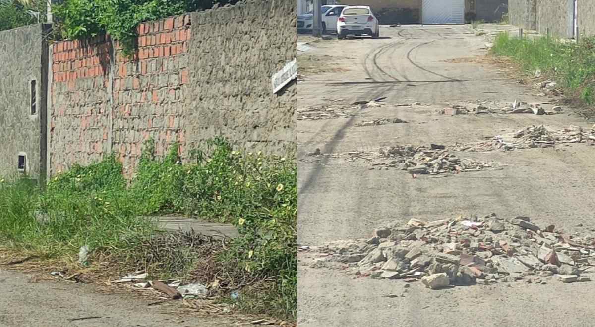 Rua Juparanã no bairro Cidade Nova