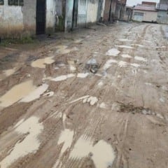 Rua Paulo VI no bairro Subaé