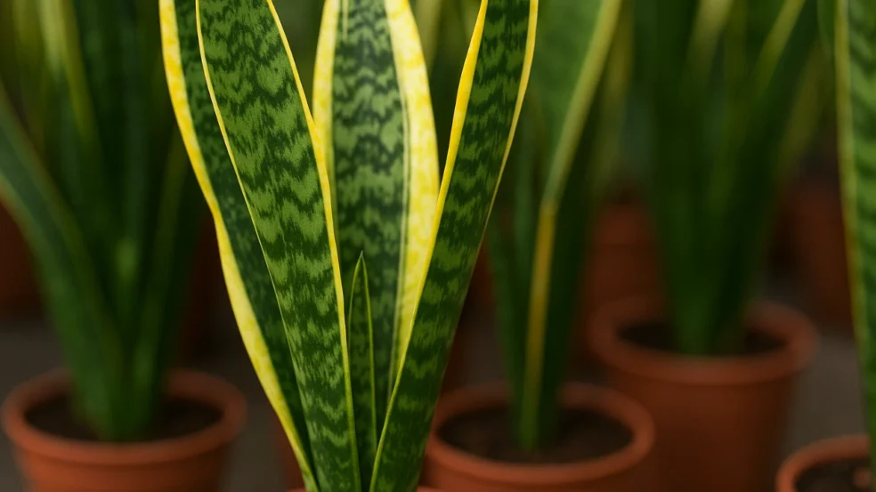 Sansevieria o truque que faz a espada-de-são-jorge crescer reta e forte