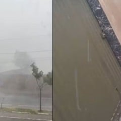 chuva de granizo em itambé