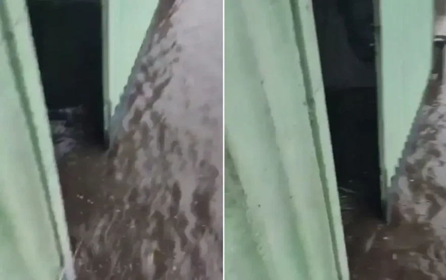 Fortes Chuvas: mulher se desespera ao ver água invadindo a casa em Gandu