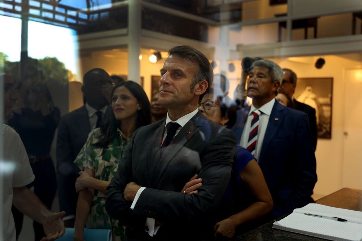 Encontro de Macron e Jerônimo Rodrigues Encontro de Macron e Jerônimo Rodrigues