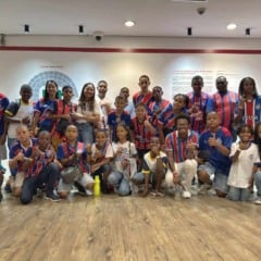 Estudantes da rede municipal de Antônio Cardoso assistem Bahia x Bragantino na Arena Fonte Nova