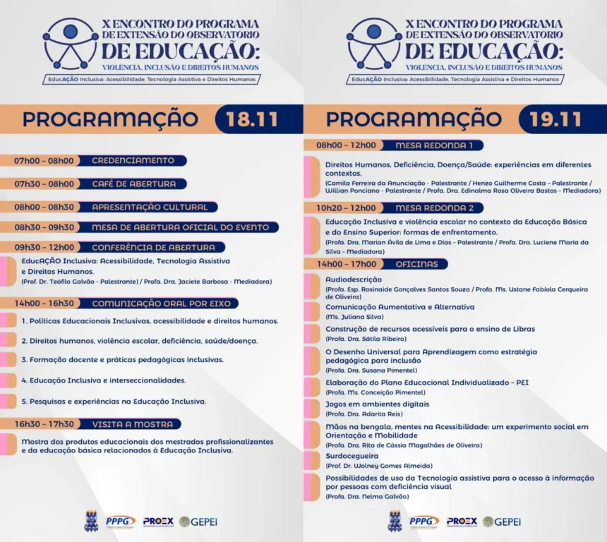 evento na Uefs de educação inclusive