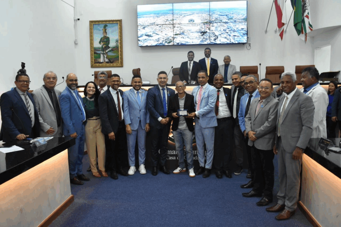 Foto: Reprodução / Câmara de Vereadores de Feira de Santana Foto: Reprodução / Câmara de Vereadores de Feira de Santana