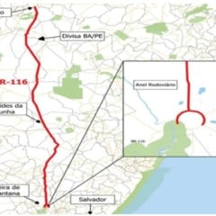 Mapa Rota dos Sertões