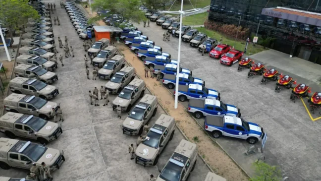 medidas para segurança pública na BA - novas viaturas