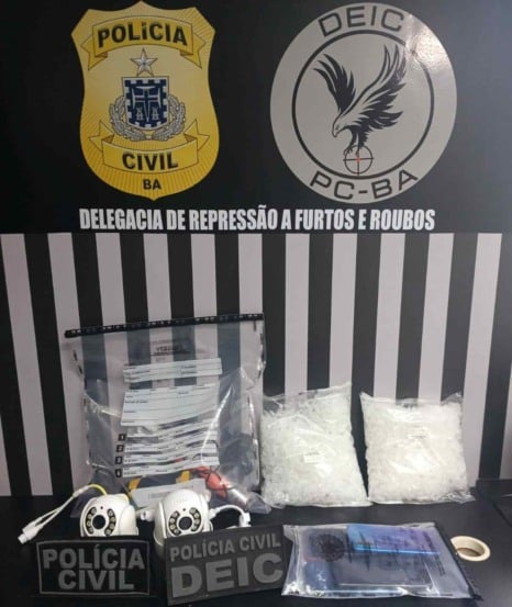 Polícia Civil apreende material relacionado ao tráfico de drogas em Feira de Santana