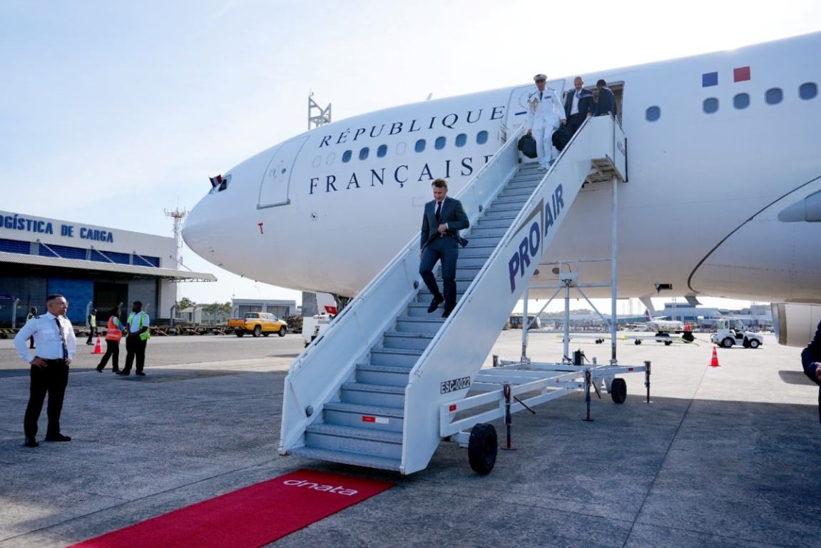 Jerônimo Rodrigues recebe presidente da França Emmanuel Macron em Salvador