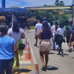 Estudantes avaliam primeiro dia de provas do Enem em Feira de Santana