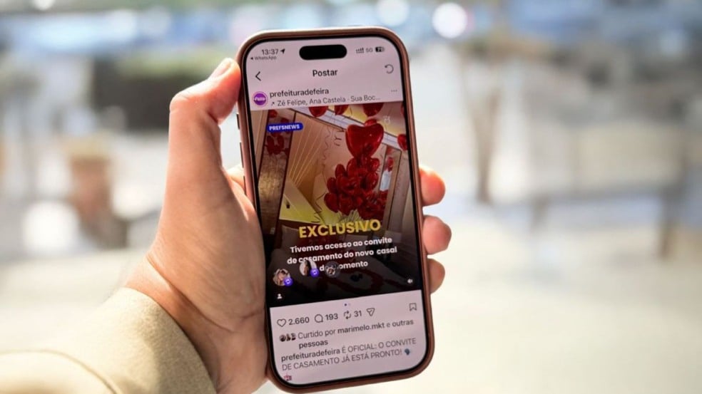 Instagram da Prefeitura de Feira