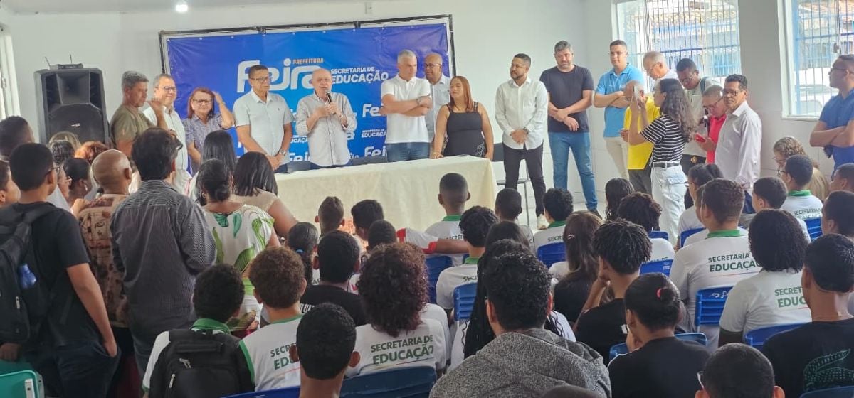 reinauguração Escola Antônio Eloy Feira de Santana