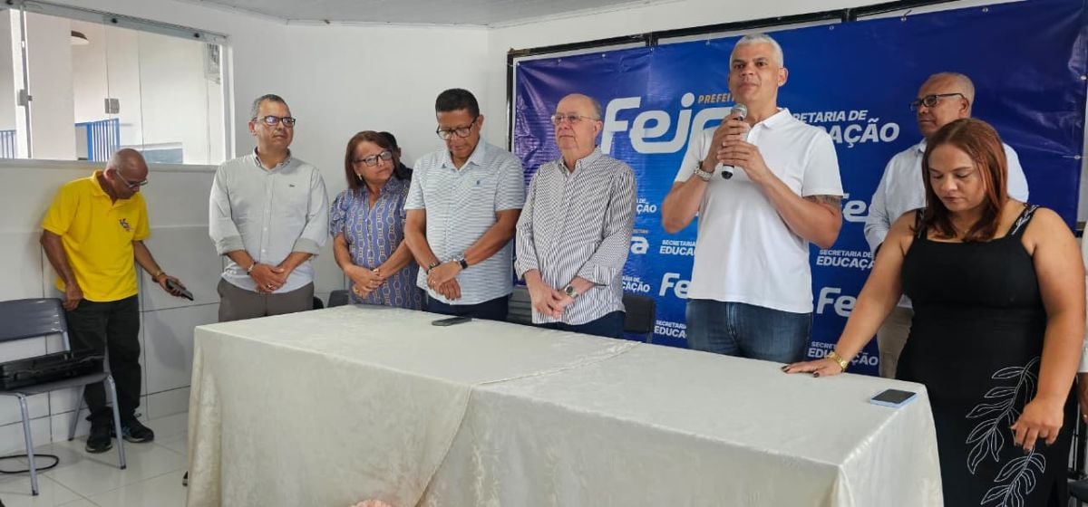 reinauguração Escola Antônio Eloy Feira de Santana
