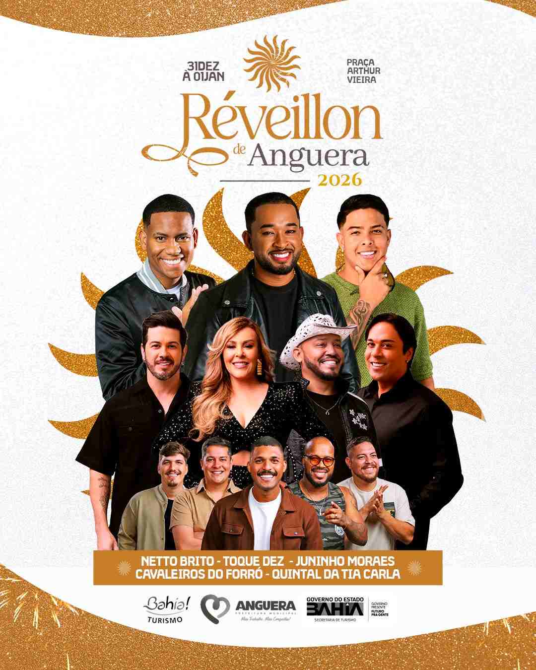 Anguera anuncia a grade oficial do Réveillon 2026