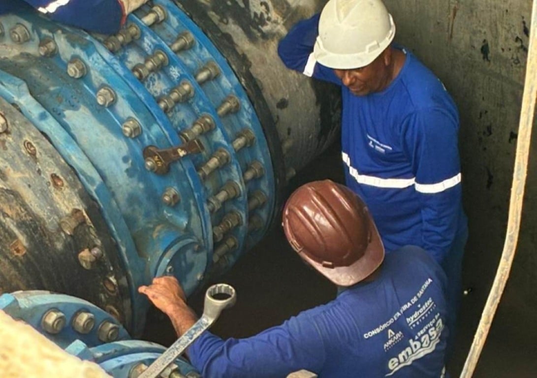 Serviço da Embasa Serviço da Embasa