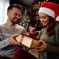 troca de presentes Natal