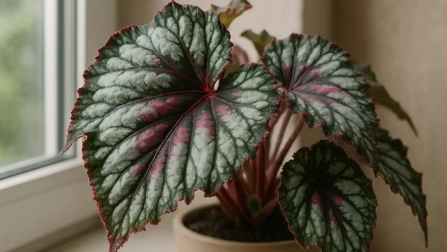 7 truques para manter a begônia rex com folhas vibrantes mesmo em locais úmidos