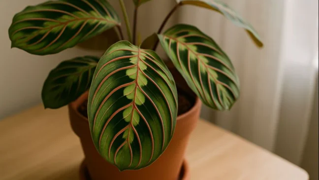 A condição ambiental que mantém a maranta com desenhos vibrantes e o que muda quando ela começa a fechar