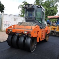 Asfaltamento Rua Bairro
