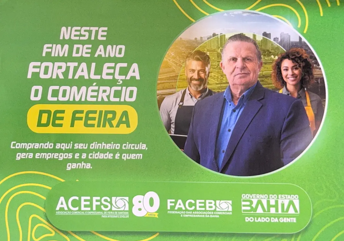 Campanha da Acefs e Faceb para fortalecer o comércio de Feira