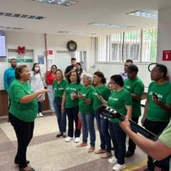 Cantata natalina leva m&uacute;sica e esperan&ccedil;a &agrave; UPA Estadual de Feira de Santana