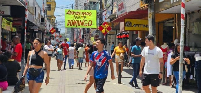 Comércio de Feira de Santana no Natal