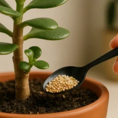 É assim que você deve adubar a suculenta jade para engrossar o caule e ativar brotos