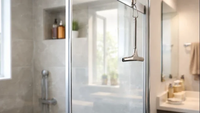 Esse ajuste simples evita manchas de água no box e no espelho