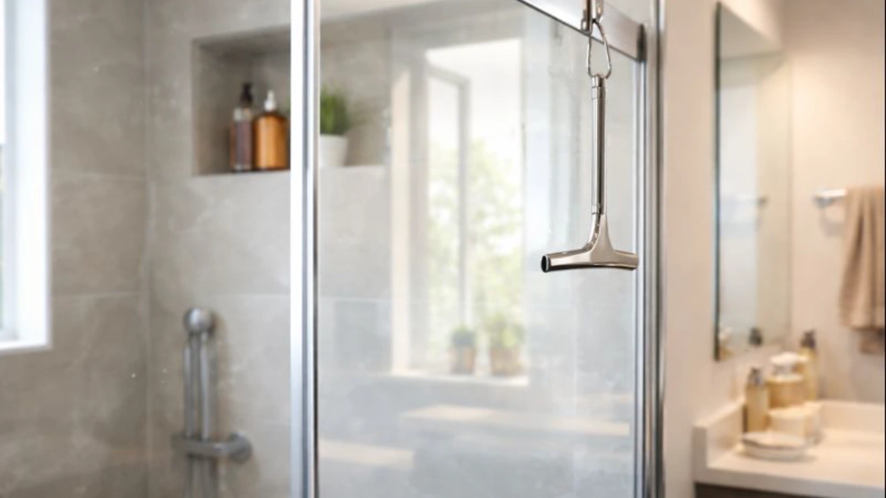 Esse ajuste simples evita manchas de água no box e no espelho