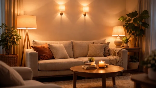 Esse detalhe esquecido na iluminação altera completamente o feng shui da sala