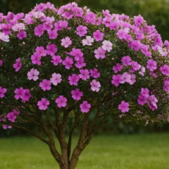 Esse detalhe impede o manacá-da-serra anão de abrir flores exatamente no pico da estação