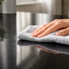 Esse erro ao limpar superf&iacute;cies escuras deixa tudo marcado e sem brilho