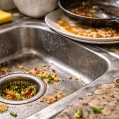 Esse h&aacute;bito na pia da cozinha atrai insetos mesmo com a casa limpa