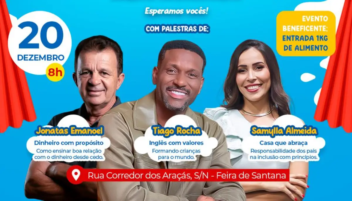 Evento gratuito com foco em inglês, inclusão social e valores familiares para crianças é realizado neste sábado (20) Evento gratuito com foco em inglês, inclusão social e valores familiares para crianças é realizado neste sábado (20)