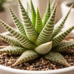 Excesso de &aacute;gua faz o cacto zebra perder o desenho caracter&iacute;stico