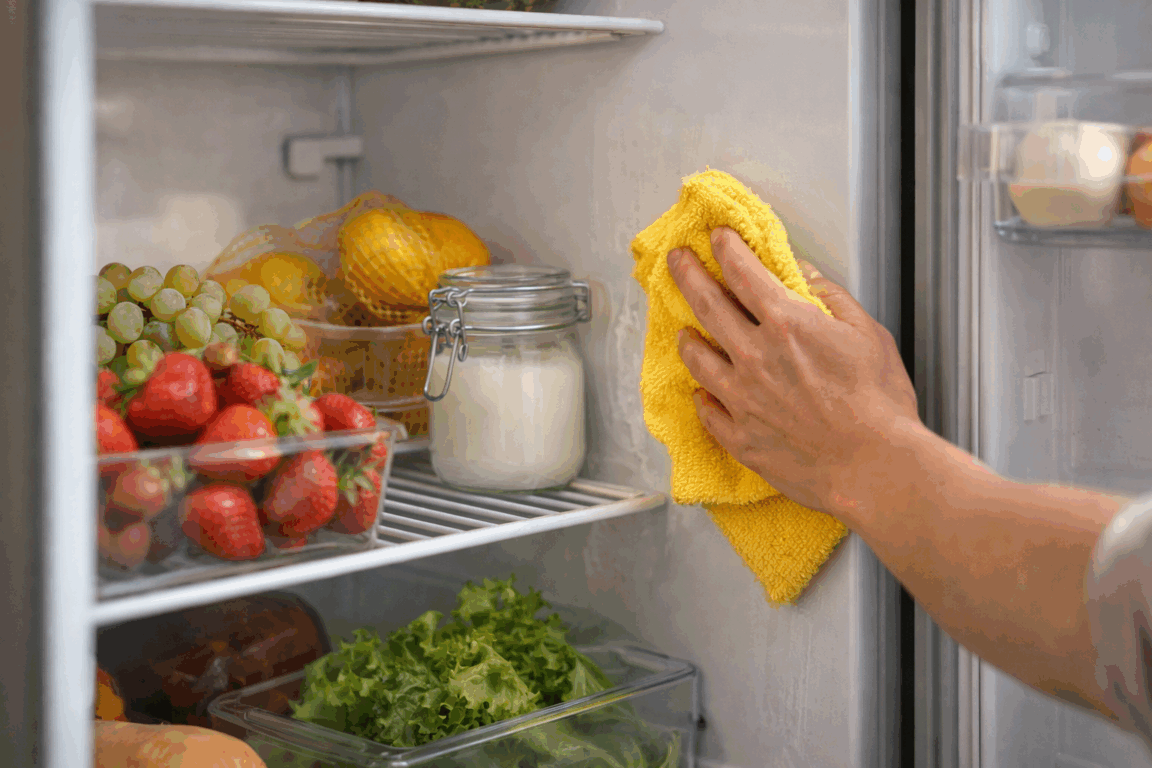 Faça isso ao limpar a geladeira e evite desperdício e contaminação de alimentos Faça isso ao limpar a geladeira e evite desperdício e contaminação de alimentos