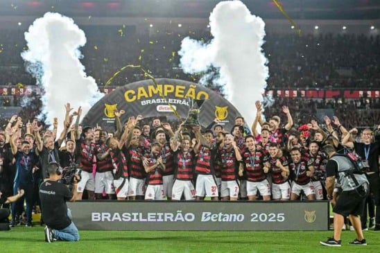Flamengo foi campeão do Brasileirão 2025