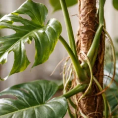 Folhas novas deformadas na costela-de-ad&atilde;o indicam falta de apoio &mdash; entenda o que est&aacute; errado antes que a planta adoe&ccedil;a