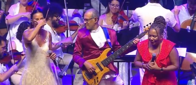 Ivete Sangalo, Luciano Calazans e Margareth Menezes