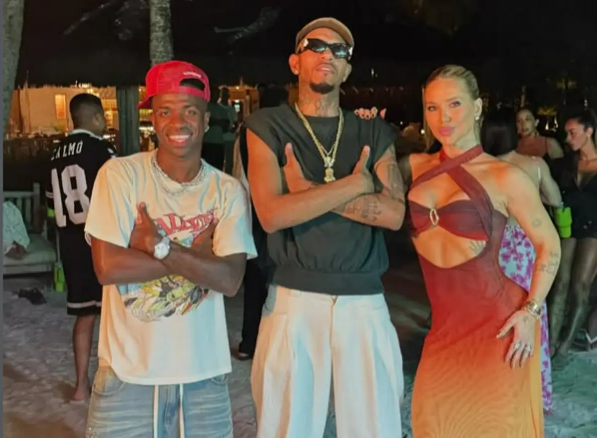 J. Eskine faz show exclusivo para Virginia e Vini Jr. em resort de luxo na Bahia