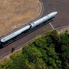 Lançamento do foguete Hanbit-Nano em Alcântara