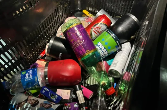 Materiais apreendidos na virada salvador