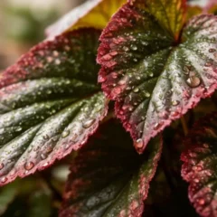 Molhar as folhas da beg&ocirc;nia parece inofensivo, mas desencadeia um processo que muita gente desconhece