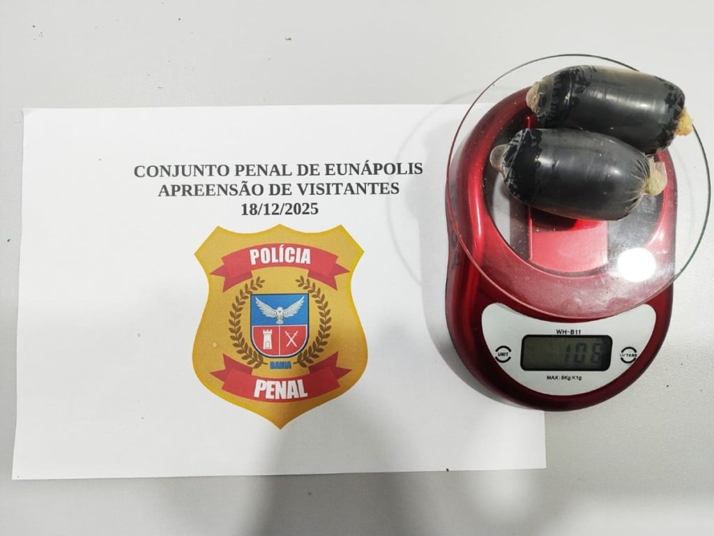 Mulheres s&atilde;o detidas ao tentar entrar com drogas no Conjunto Penal de Eun&aacute;polis