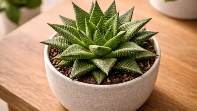 O aviso sutil da haworthia limifolia antes de sofrer estresse sem dar sinais claros