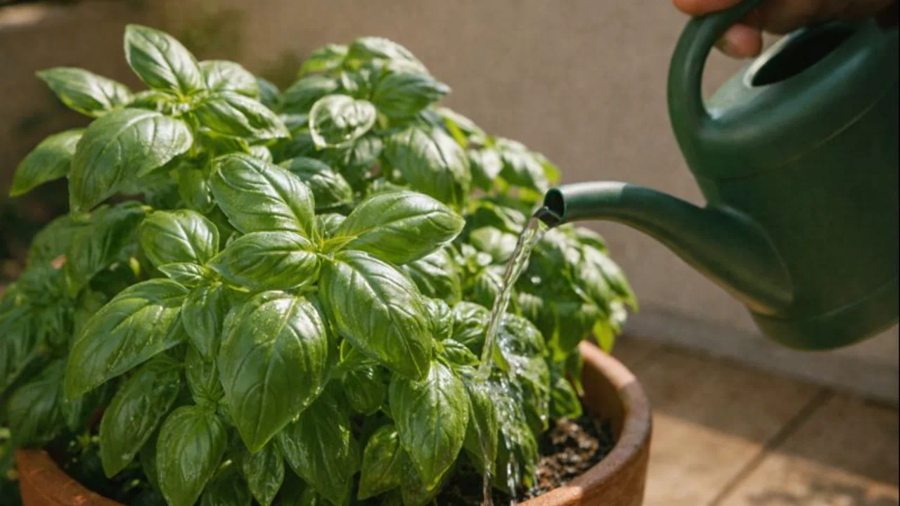O motivo que faz o manjericão durar poucas semanas e como o horário de rega influencia silenciosamente