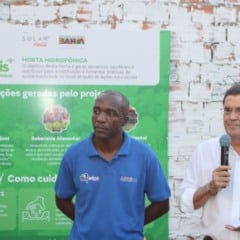Parceria entre o Governo da Bahia e a Solar Coca-Cola entrega primeira horta sustent&aacute;vel em Feira de Santana