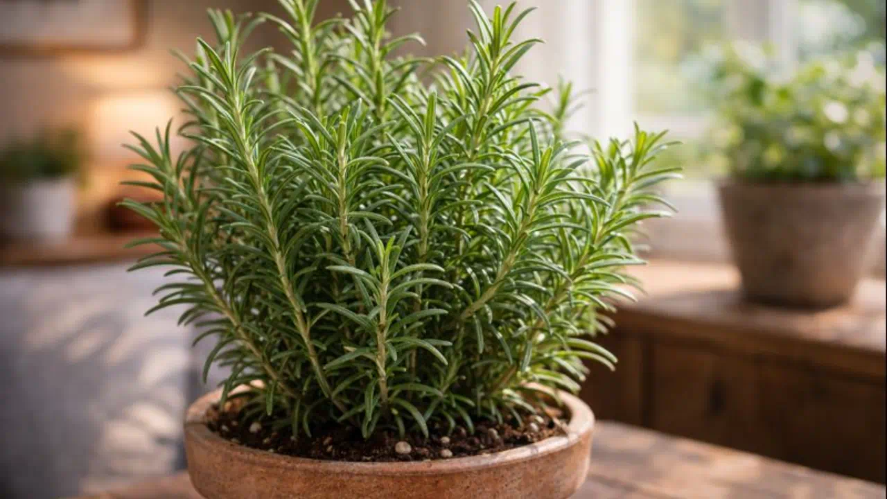 Por que o alecrim perde força sem sol direto e como a rega certa ajuda a recuperar